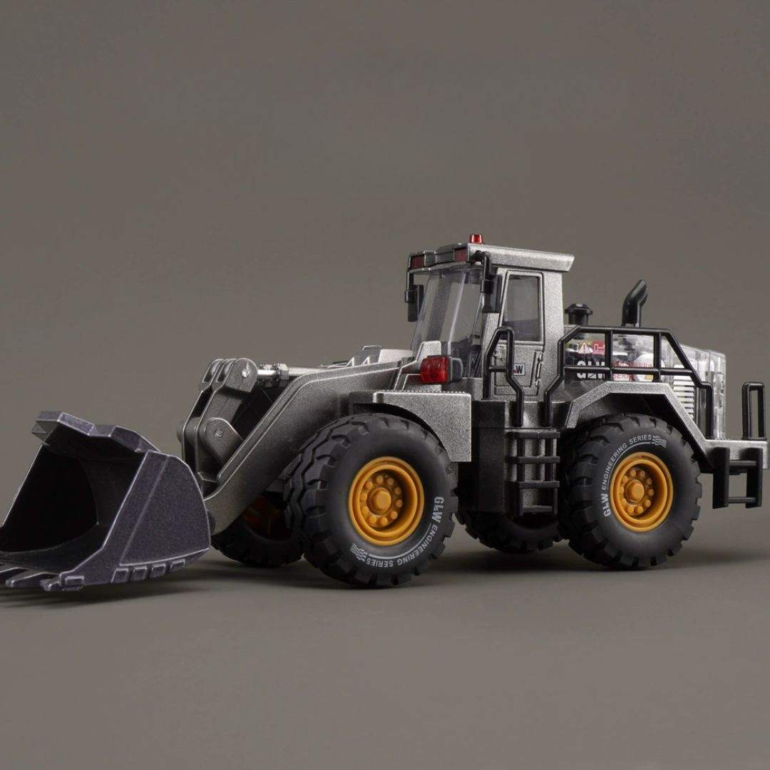 Zestaw metalowych pojazdów budowlanych dla dzieci
