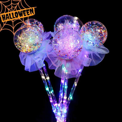 Świecące różdżki wróżki LED na Halloween – 3 szt.