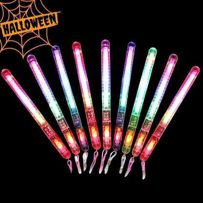Świecące pałeczki LED na Halloween