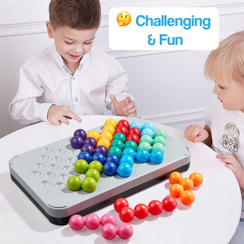 Łamigłówka logiczna 2D i 3D z kulkami