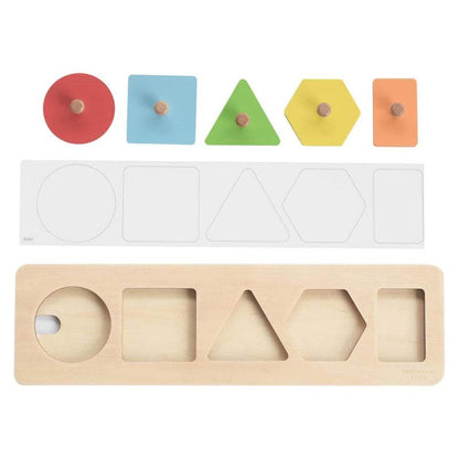 Puzzle Montessori ze zdjęciami rodziny