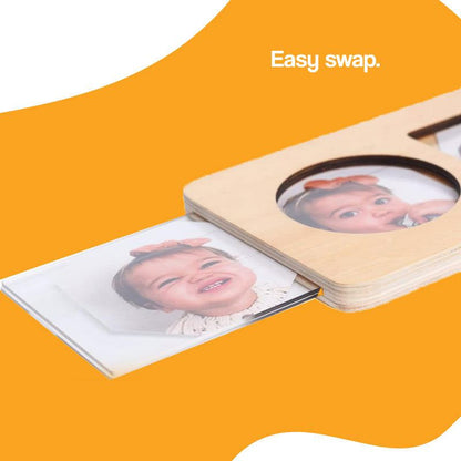 Puzzle Montessori ze zdjęciami rodziny