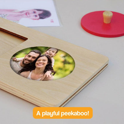 Puzzle Montessori ze zdjęciami rodziny