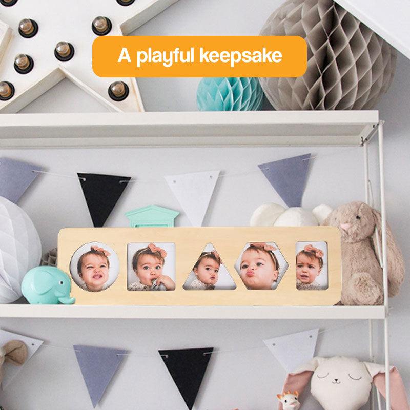 Puzzle Montessori ze zdjęciami rodziny
