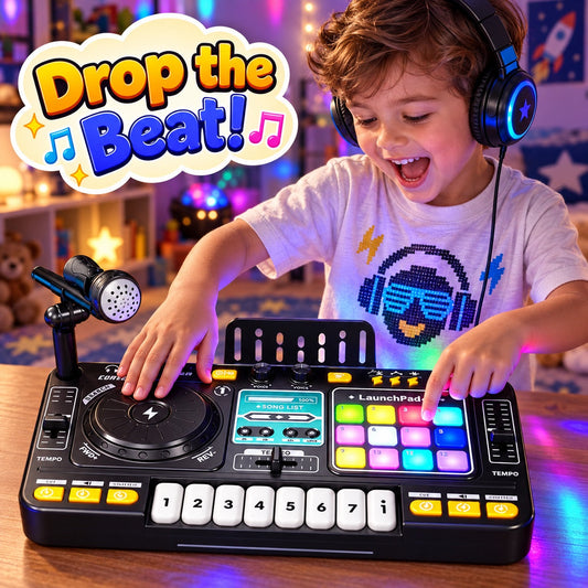 Konsola DJ dla dzieci MixMaster Junior z Bluetooth