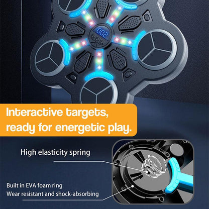 Interaktywna tarcza bokserska LED z Bluetooth dla dzieci