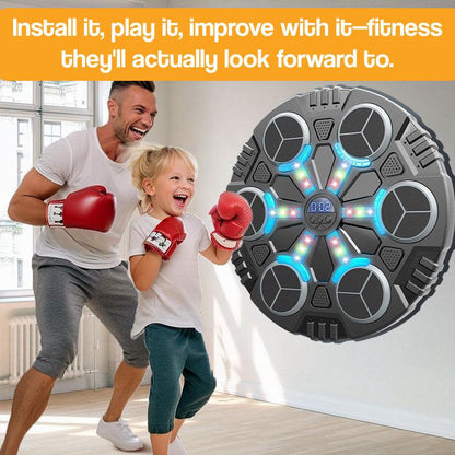 Interaktywna tarcza bokserska LED z Bluetooth dla dzieci