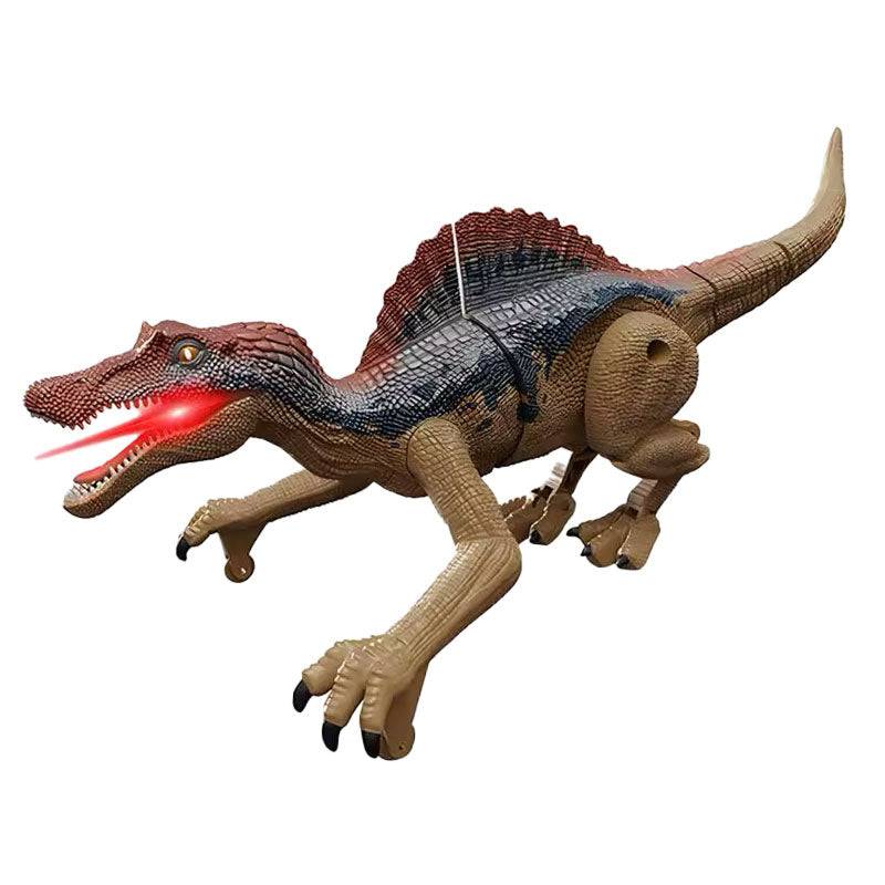 Zdalnie sterowany dinozaur ze światłem, dźwiękiem i ruchem