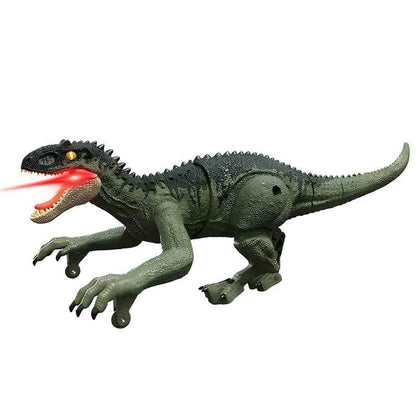 Zdalnie sterowany dinozaur ze światłem, dźwiękiem i ruchem