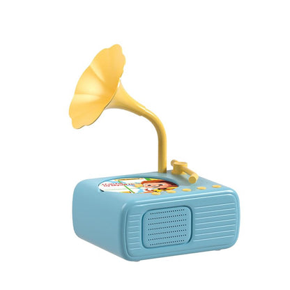 Mini gramofon dla dzieci z 96 płytami i Bluetooth