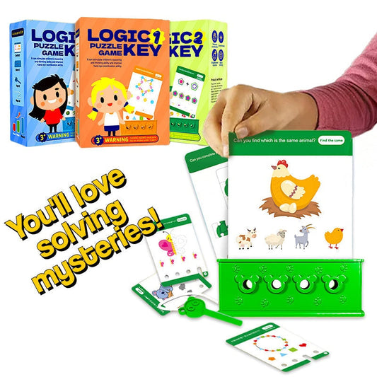 Łamigłówki logiczne z kluczykiem 3w1