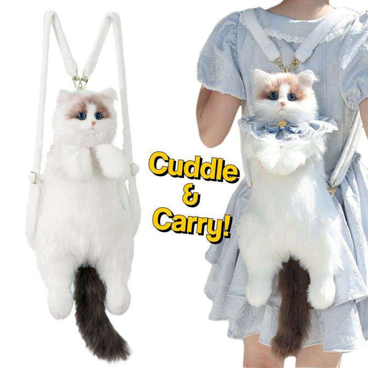 Pluszowy plecak kotek ragdoll