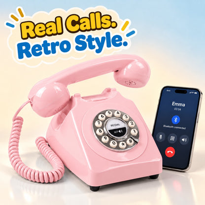 Telefon retro z Bluetooth dla dzieci