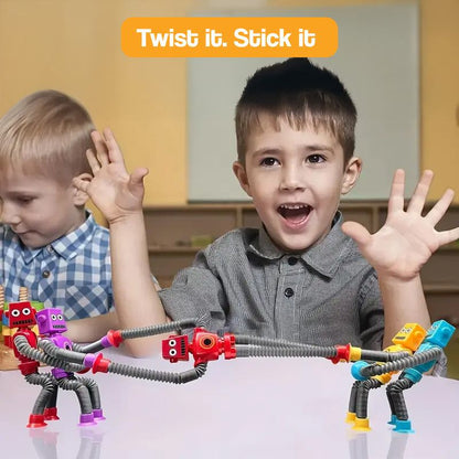 Giętkie figurki sensoryczne z przyssawkami – 4 szt.
