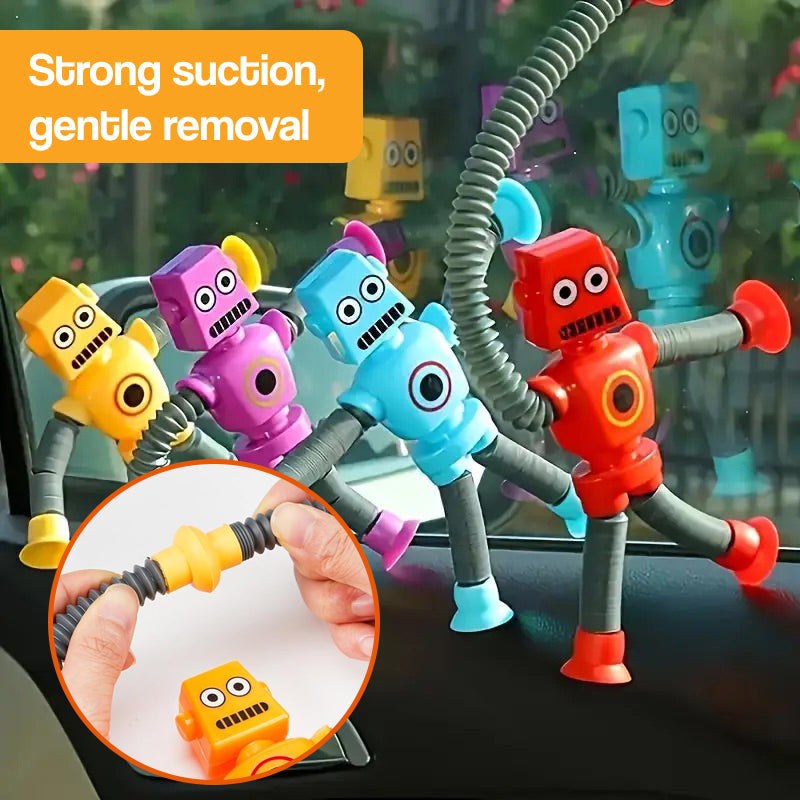 Giętkie figurki sensoryczne z przyssawkami – 4 szt.