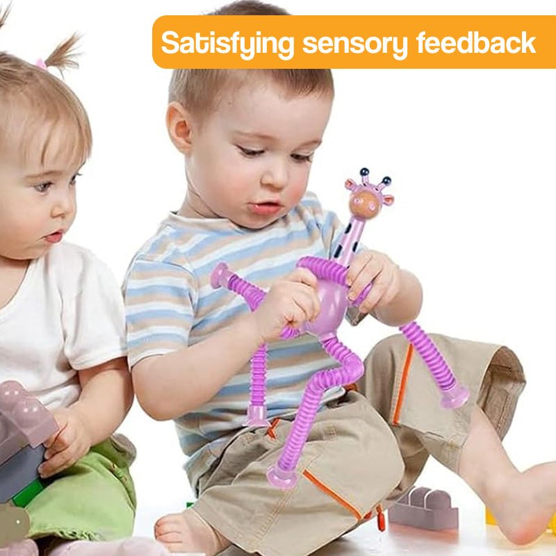Giętkie figurki sensoryczne z przyssawkami – 4 szt.