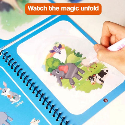 Magiczna kolorowanka wodna wielokrotnego użytku