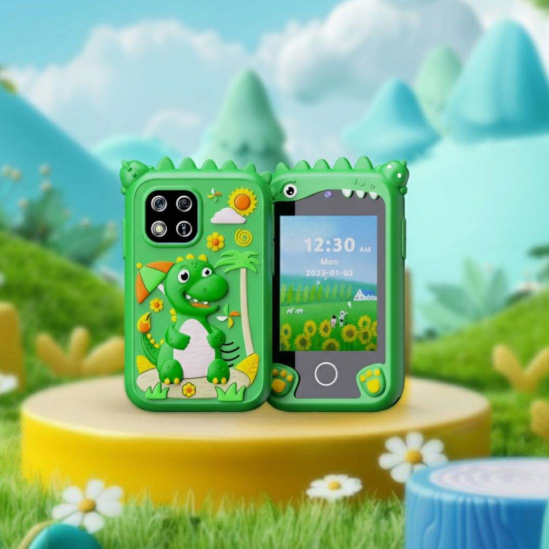 Telefon-aparat dla dzieci z ekranem dotykowym i grami