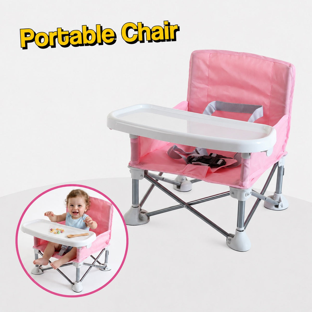 Przenośne krzesełko do karmienia