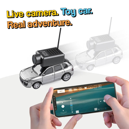 Mini autko z kamerą HD sterowane smartfonem