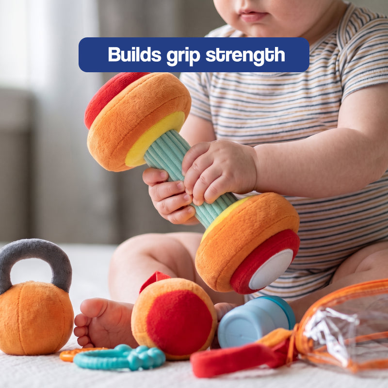 Mała siłownia dla niemowlaka – zestaw sensoryczny