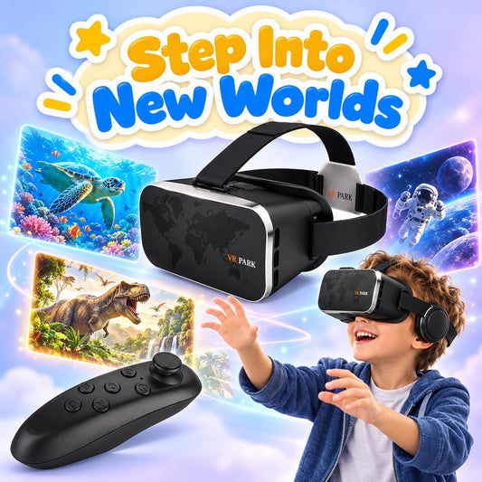 Okulary VR dla dzieci na smartfon z pilotem