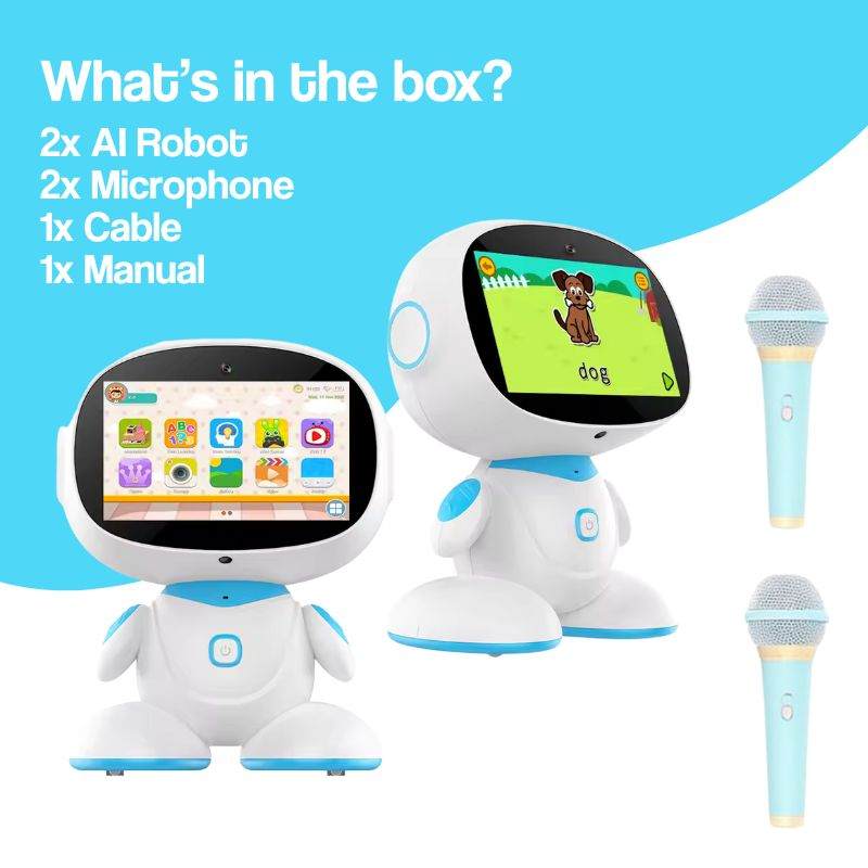 Interaktywny robot edukacyjny AI dla dzieci z karaoke
