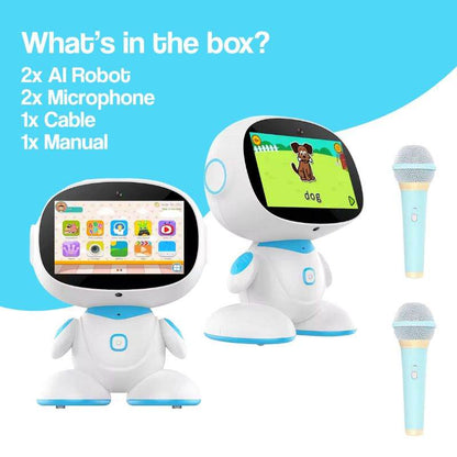 Interaktywny robot edukacyjny AI dla dzieci z karaoke