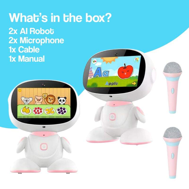 Interaktywny robot edukacyjny AI dla dzieci z karaoke