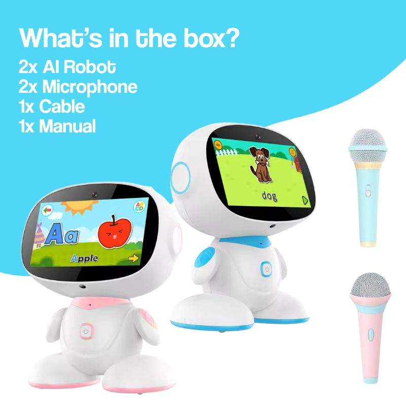 Interaktywny robot edukacyjny AI dla dzieci z karaoke