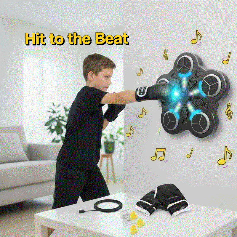 Interaktywna tarcza bokserska LED z Bluetooth dla dzieci