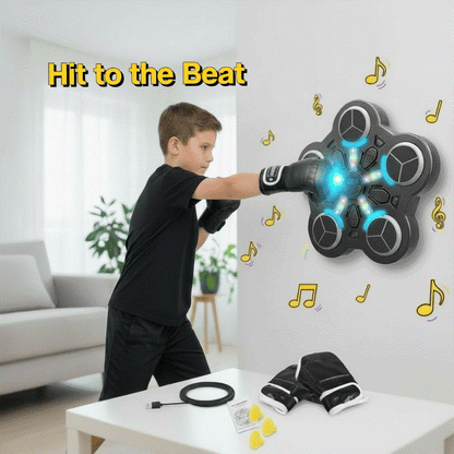 Interaktywna tarcza bokserska LED z Bluetooth dla dzieci