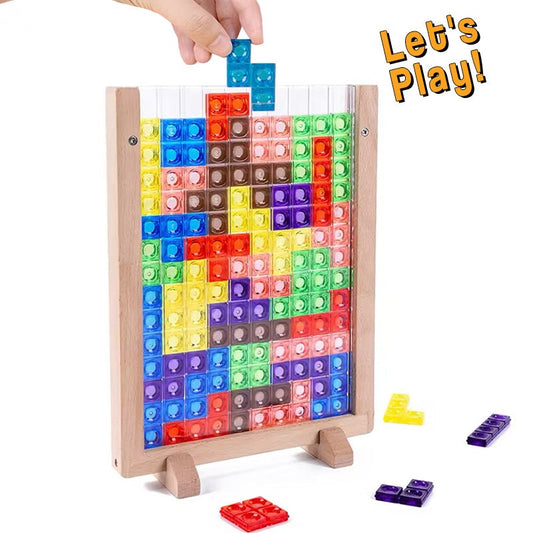 Układanka logiczna z figurami geometrycznymi – gra dla dzieci