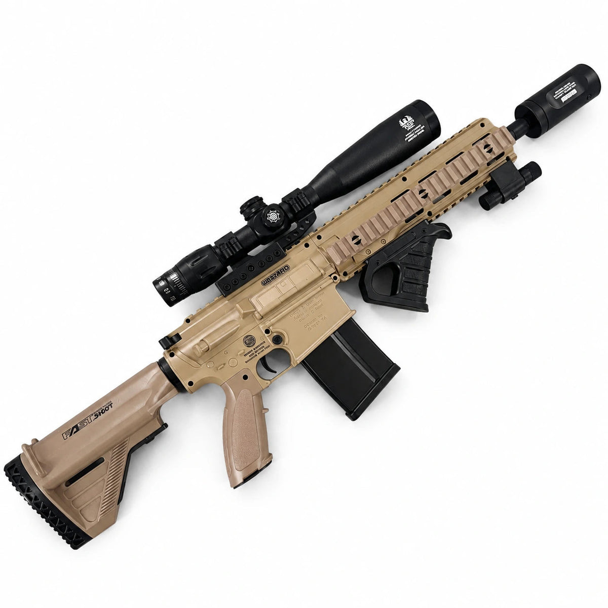Blaster na kulki żelowe HK417 z grawerowaniem