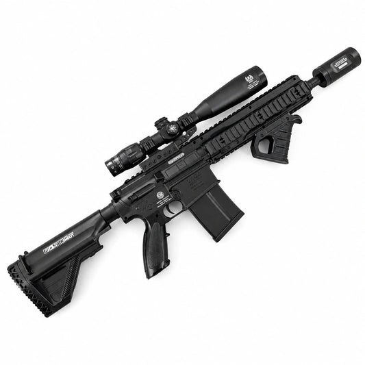 Blaster na kulki żelowe HK417 z grawerowaniem