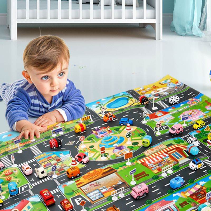 Mata edukacyjna Montessori – miasto z autkami