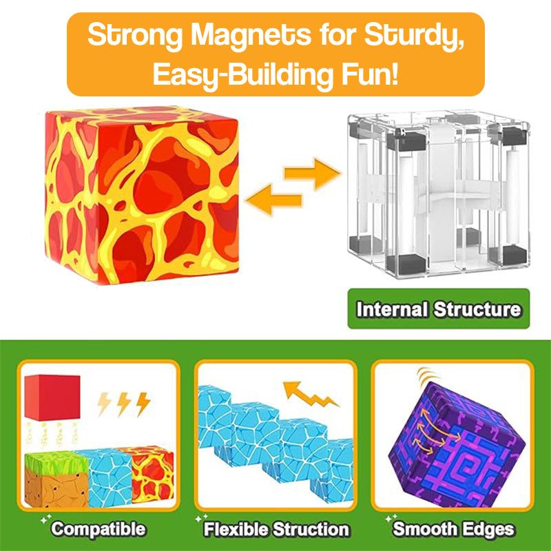 Klocki magnetyczne PowerCube – kreatywny zestaw konstrukcyjny