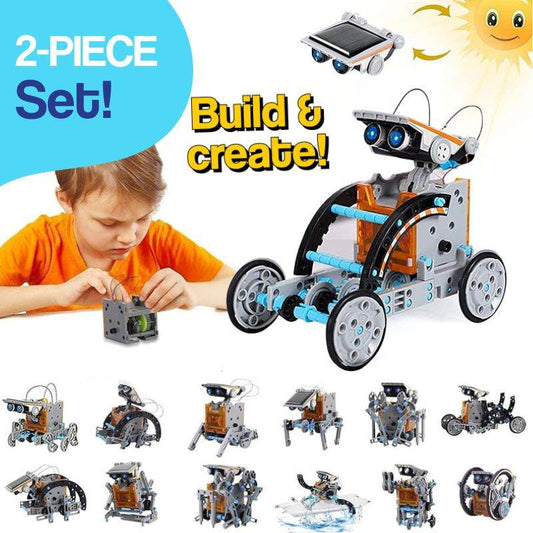 Zestaw do budowy robotów solarnych – 2 szt.